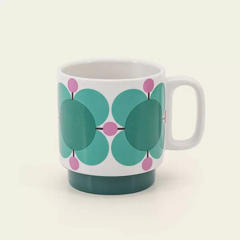 Orla Kiely Gifts Under £100-Stackable Mug Set Of 6