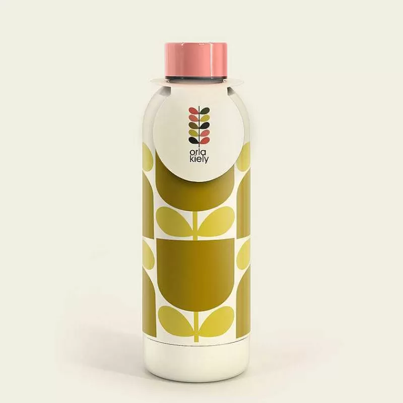 Orla Kiely Gifts Under £100-Stainless Steel Water Bottle