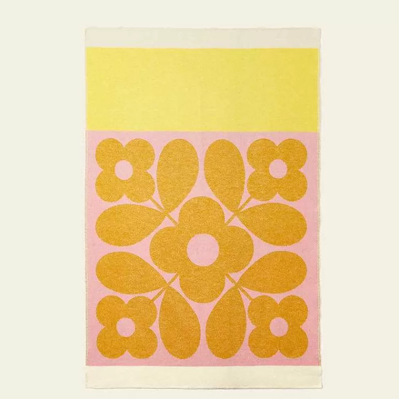 Orla Kiely Gifts Under £200-Wool Jacquard Blanket