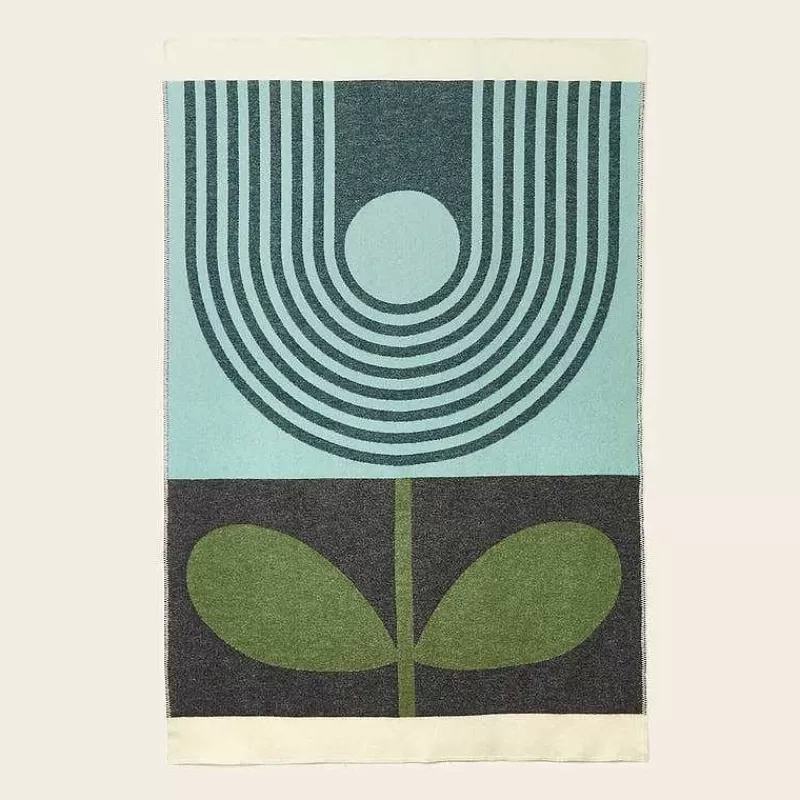 Orla Kiely Gifts Under £350-Wool Jacquard Blanket